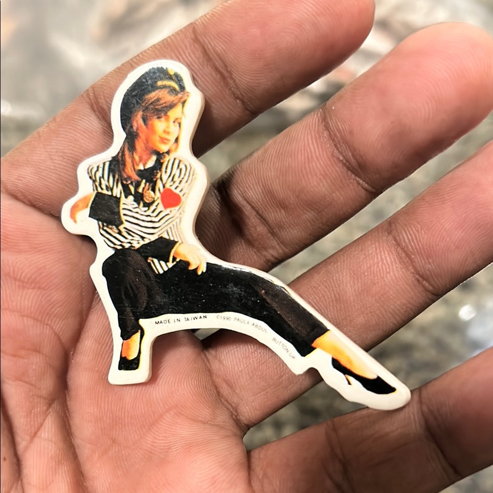 90s Paula Abdul pop r&b collectible pin